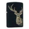 Zippo Stag Design 218-064741, Black Matte, Lighter