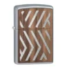 Zippo Woodchuck Walnut Emblem Herringbone Sweep 29902-000002, Lighter
